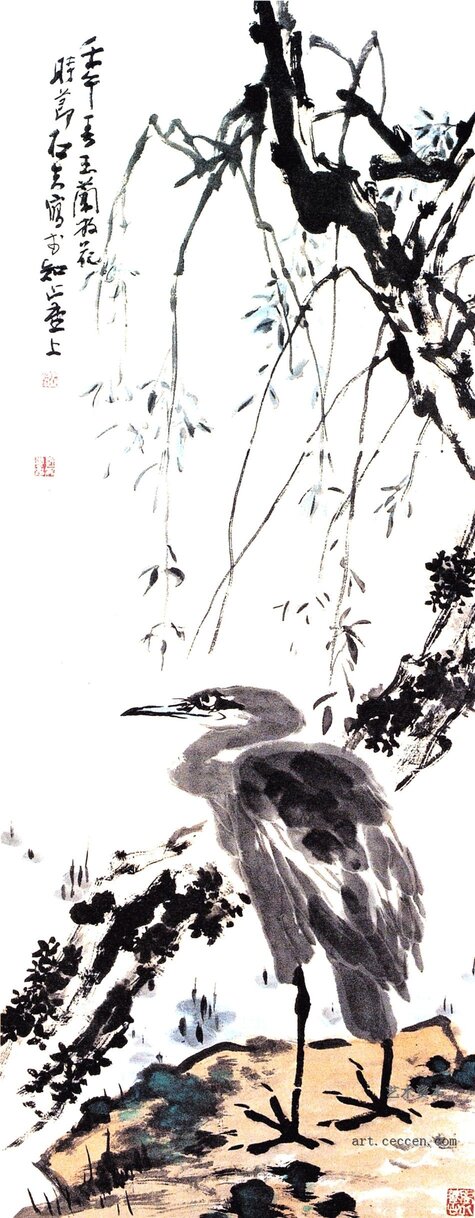 独爱清幽 180x68cm 纸本墨笔 郭石夫
